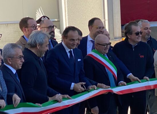 Delegazione Confapi Cuneo a inaugurazione Inalpi