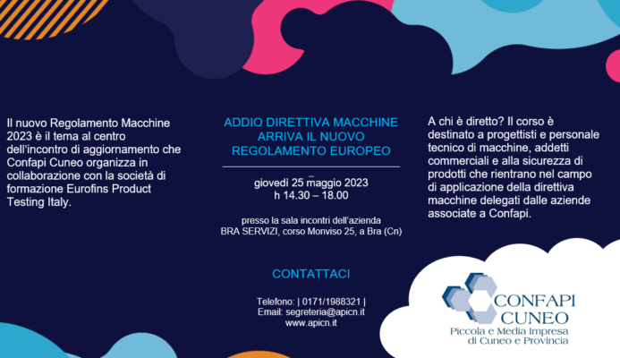 Addio direttiva Macchine API CN