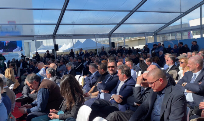 Delegazione Confapi Cuneo a inaugurazione Inalpi