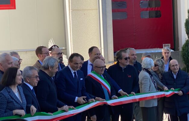 Delegazione Confapi Cuneo a inaugurazione Inalpi