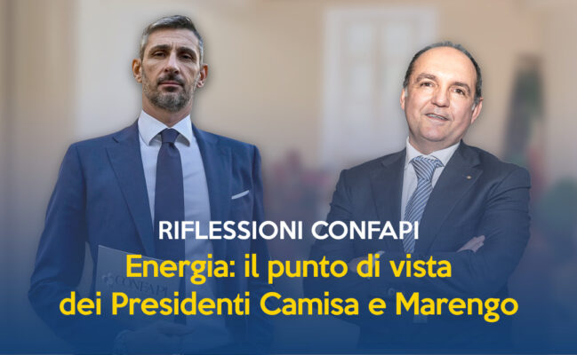 Riflessioni Camisa e Marengo su ENERGIA