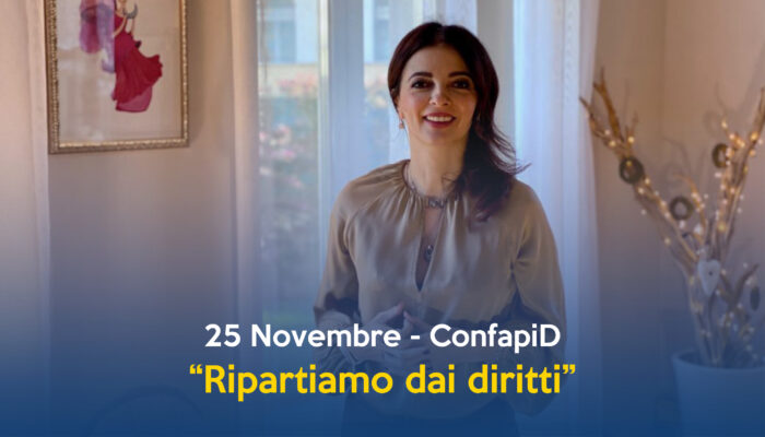 ConfapiD presenta il convegno “ Ripartiamo dai diritti”