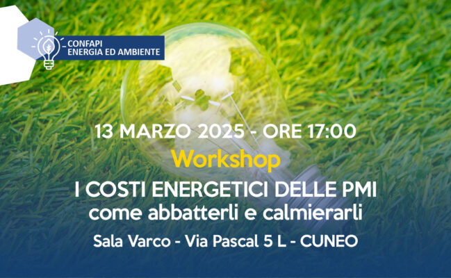 I costi energetici delle PMI