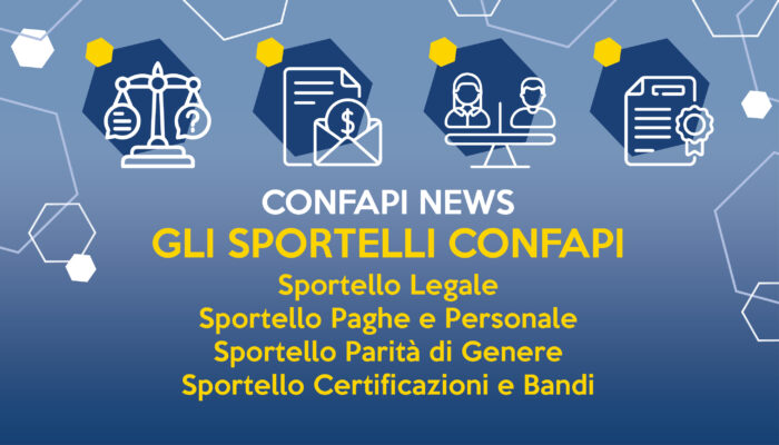 Gli sportelli a disposizione delle aziende associate Confapi Cuneo