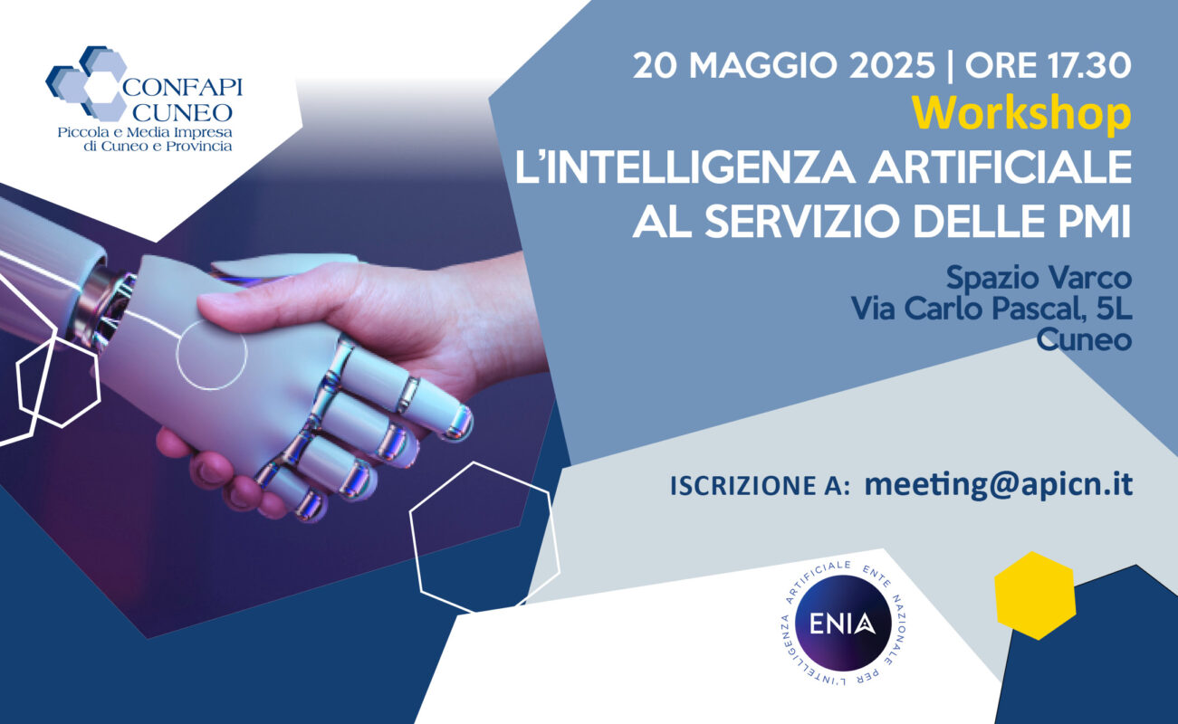 Confapi Cuneo presenta "L’Intelligenza artificiale al servizio delle PMI"