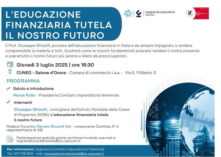 L’educazione finanziaria tutela il nostro futuro